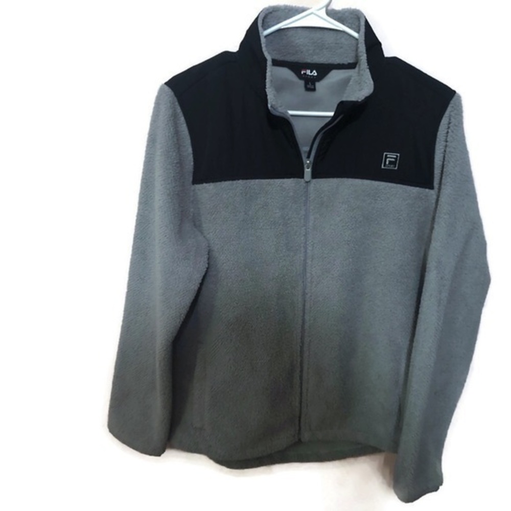 Womens Fleece Fila Sport Full Zip Jacket Sz L